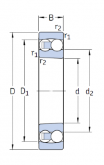 Подшипник Серия 22... Подшипник 2208 EKTN9 по выгодным ценам Чайковский